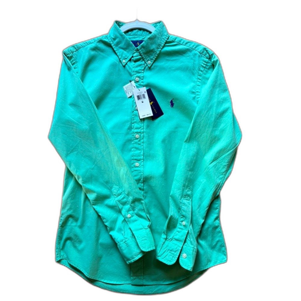 RALPH LAUREN Boy’s Size M Button Down Shirt NWT